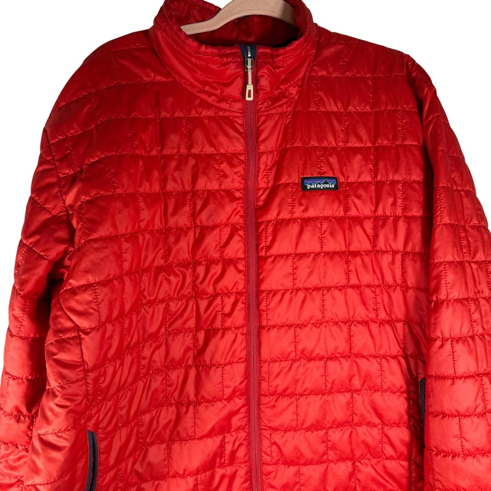 Patagonia Red Quilted Lightweight Puffer Jacket